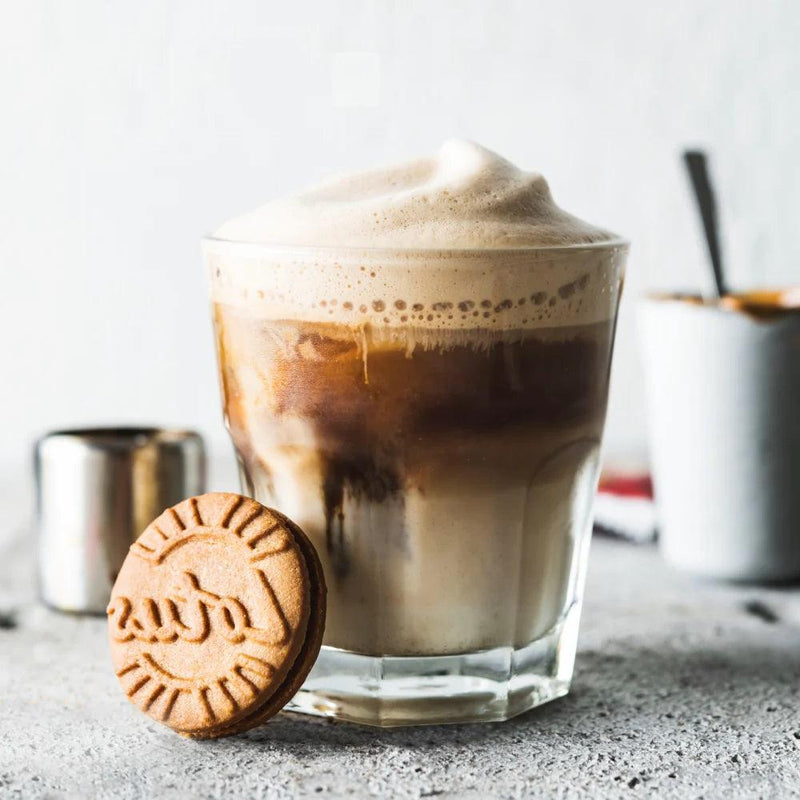 Lotus Biscoff Sandwich Biscuits Vanilla Cream Caramel 110g Pack 4 15410126676379 (Vanilla) - SuperOffice