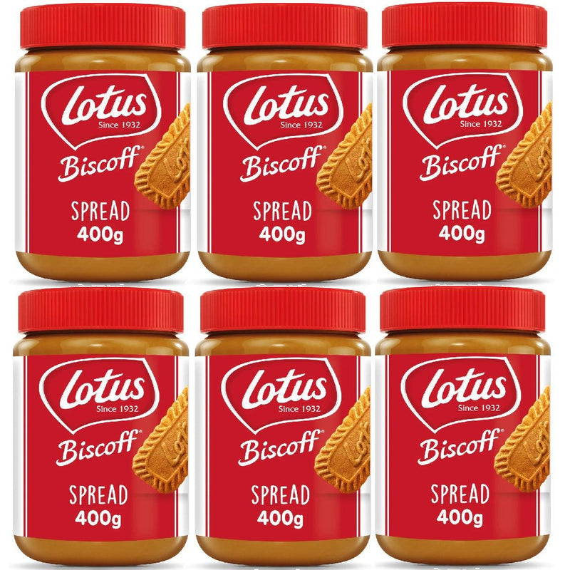 Lotus Biscoff Smooth Spread Caramel 400g Box of 6 15410126076957 - SuperOffice