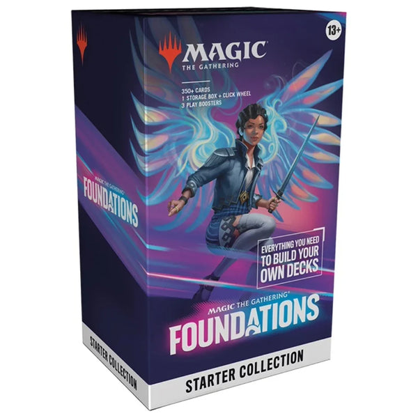 Magic the Gathering Foundations Starter Collection 3 Play Boosters 350 Plus Magic Cards 195166261911 - SuperOffice
