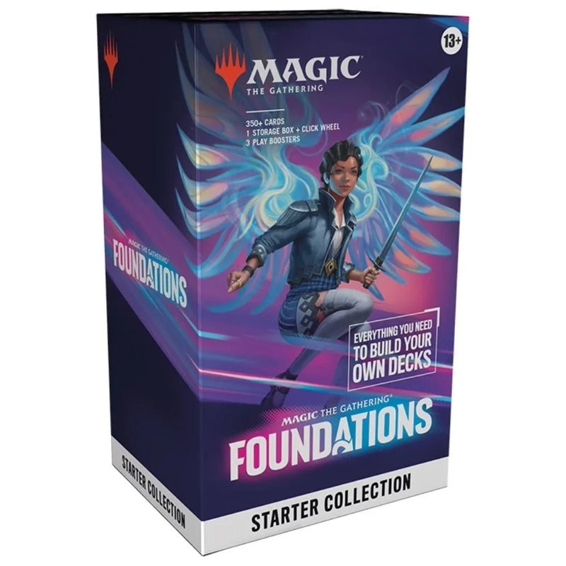Magic the Gathering Foundations Starter Collection 3 Play Boosters 350 Plus Magic Cards 195166261911 - SuperOffice