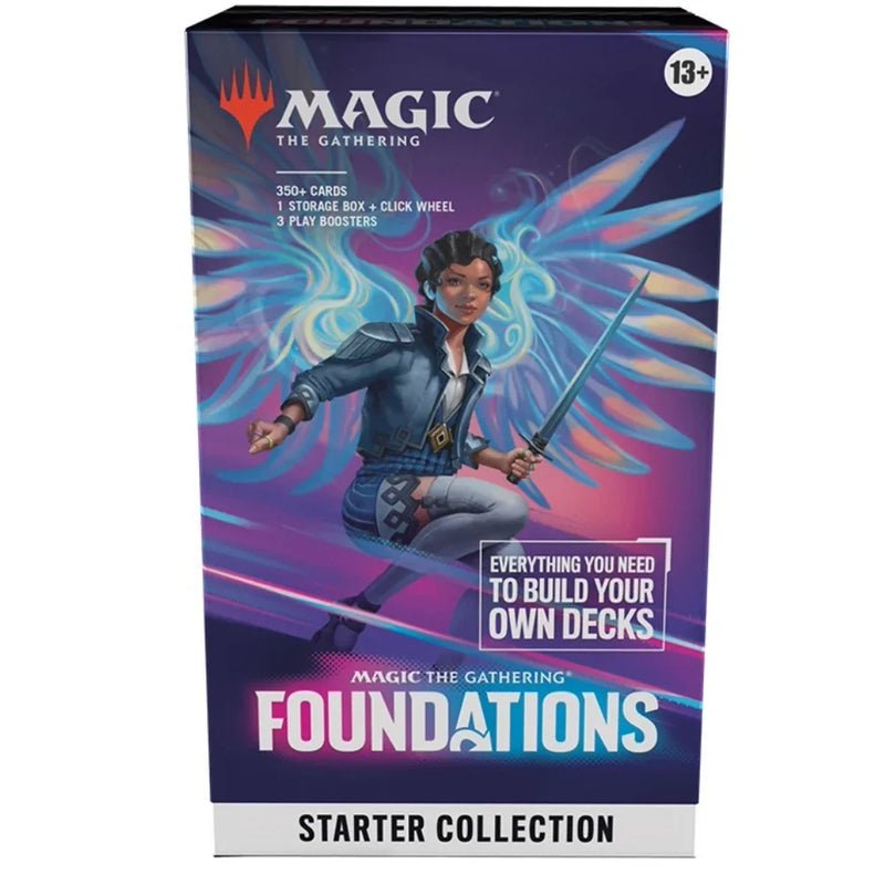 Magic the Gathering Foundations Starter Collection 3 Play Boosters 350 Plus Magic Cards 195166261911 - SuperOffice