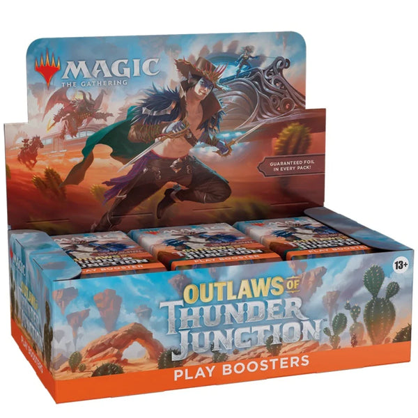 Magic the Gathering Outlaws of Thunder Junction Play Boosters 36 Boosters Per Display 195166252391 - SuperOffice