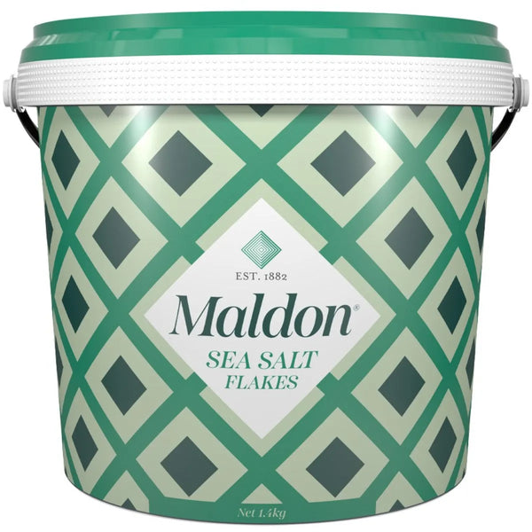 Maldon Sea Salt Flakes 1.4kg Bulk Tub SALT14 - SuperOffice