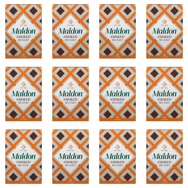 Maldon Smoked Sea Salt 125g 12 Pack Bulk SALT07 - SuperOffice