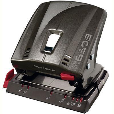 Maped Advanced 2 Hole Punch 35 Sheet Taupe 8630311 - SuperOffice