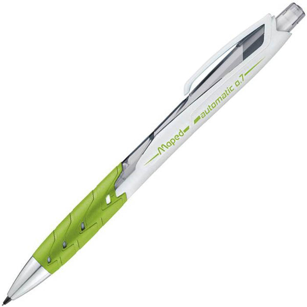 Maped Auto Mechanical Pencil With Eraser 0.7Mm Green Box 12 8559933 - SuperOffice