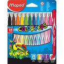 Maped Color Peps Jungle Felt Tip Markers Pack 12 8845420 - SuperOffice