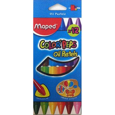 Maped Color Peps Oil Pastel Pack 12 8864010 - SuperOffice