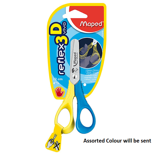 Maped Vivo Left Hand Scissors 120mm Assorted 8472510 - SuperOffice