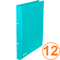 Marbig Antimicrobial Ring Binder Folder 2 Ring 25mm A4 Blue 12 Pack 5446001 (12 Pack) - SuperOffice
