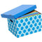 Marbig Archive Box Patterned Blue/White 8019001 - SuperOffice