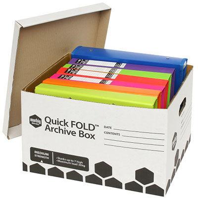 Marbig Archive Box Quickfold 80011R - SuperOffice
