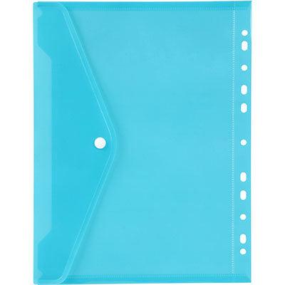 Marbig Binder Pocket Button Closure A4 Marine 2025901 - SuperOffice