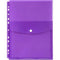 Marbig Binder Pocket Top Opening Document Wallet Holder A4 Purple Pack 12 2025819 (12 Pack) - SuperOffice