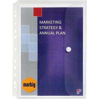 Marbig Binder Wallet A4 Clear 2015116 - SuperOffice