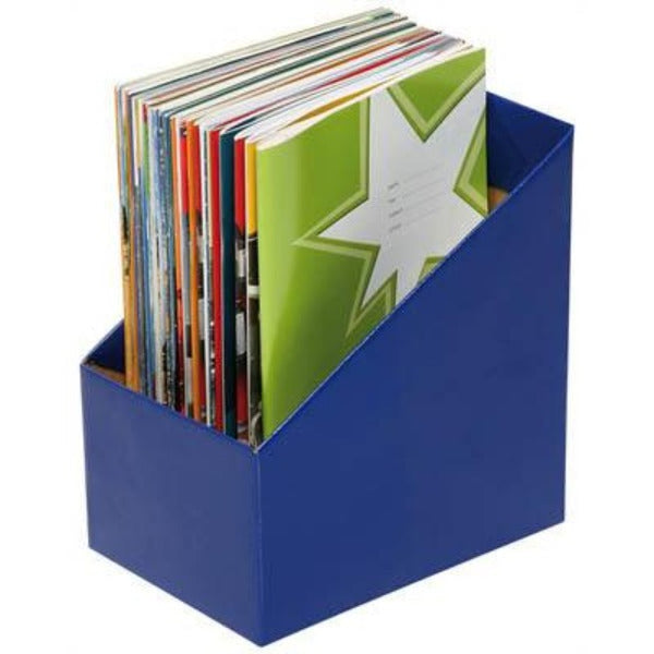 Marbig Book Box Large Blue Pack 5 8005801 - SuperOffice
