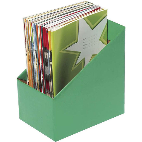 Marbig Book Box Large Green Pack 5 8005804 - SuperOffice