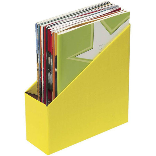 Marbig Book Box Small Yellow Pack 5 8005705 - SuperOffice