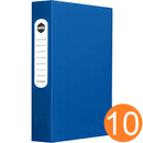 Marbig Box File Button Closure 60mm A4 Blue Box 10 2009801 (Box 10) - SuperOffice