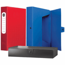 Marbig Box File Button Closure 60mm A4 Blue Box 10 2009801 (Box 10) - SuperOffice
