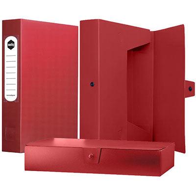 Marbig Box File Button Closure 60Mm A4 Red 2009803 - SuperOffice