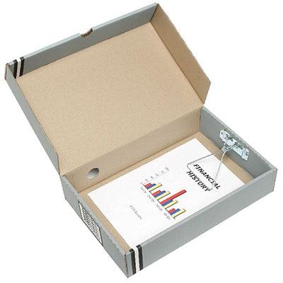 Marbig Box File Foolscap 44Mm Grey 80070 - SuperOffice