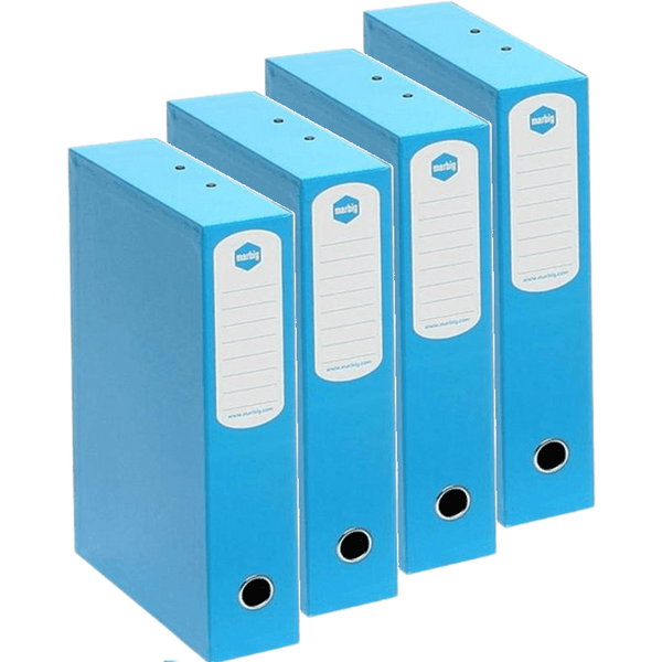 Marbig Box File Heavy Duty 75Mm Foolscap Blue | SuperOffice