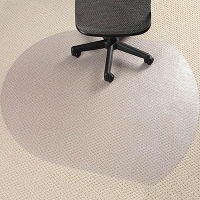 Marbig Chairmat Pvc Contempo Carpet 990 X 1240Mm Clear 87240 - SuperOffice