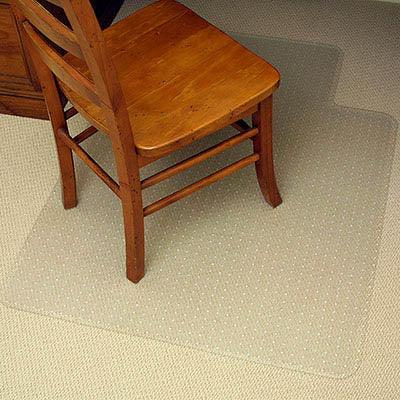Marbig Chairmat Pvc Keyhole Low Pile Carpet 1140 X 1340Mm 87445 - SuperOffice