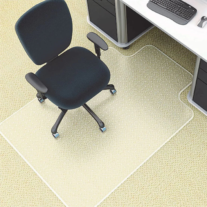 Marbig Chairmat PVC Keyhole Low Pile Carpet 910x1210mm 87440 - SuperOffice