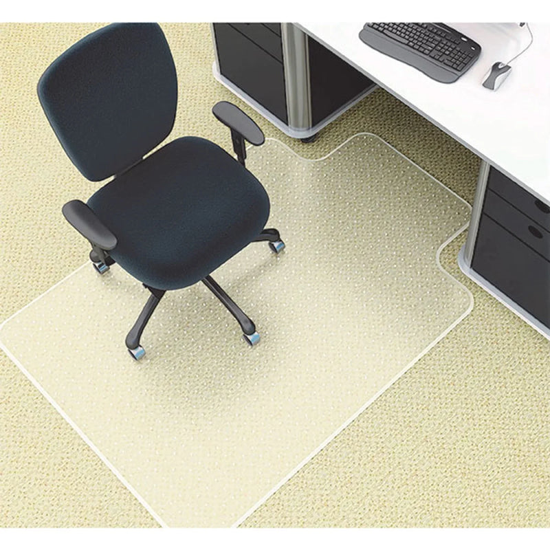 Marbig Chairmat PVC Keyhole Medium Pile Carpet 910x1210mm 87101 - SuperOffice