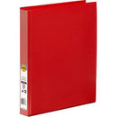 Marbig Clear View Insert Ring Binder 2D 25Mm A4 Red 5402003B - SuperOffice