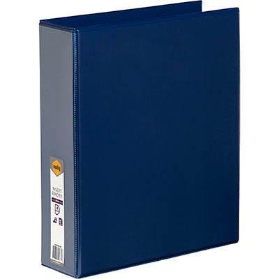 Marbig Clear View Insert Ring Binder 4D 50Mm A4 Blue 5424001B - SuperOffice