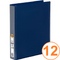 Marbig Clear View Insert Ring Binder Folder 2D 38mm A4 Blue Box 12 5412001B (Box 12) - SuperOffice