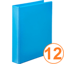 Marbig Clear View Insert Ring Binder Folder 2D 38mm A4 Marine Box 12 5412031 (Box 12) - SuperOffice