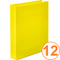 Marbig Clear View Insert Ring Binder Folder 2D 38mm A4 Yellow Box 12 5412005 (Box 12) - SuperOffice