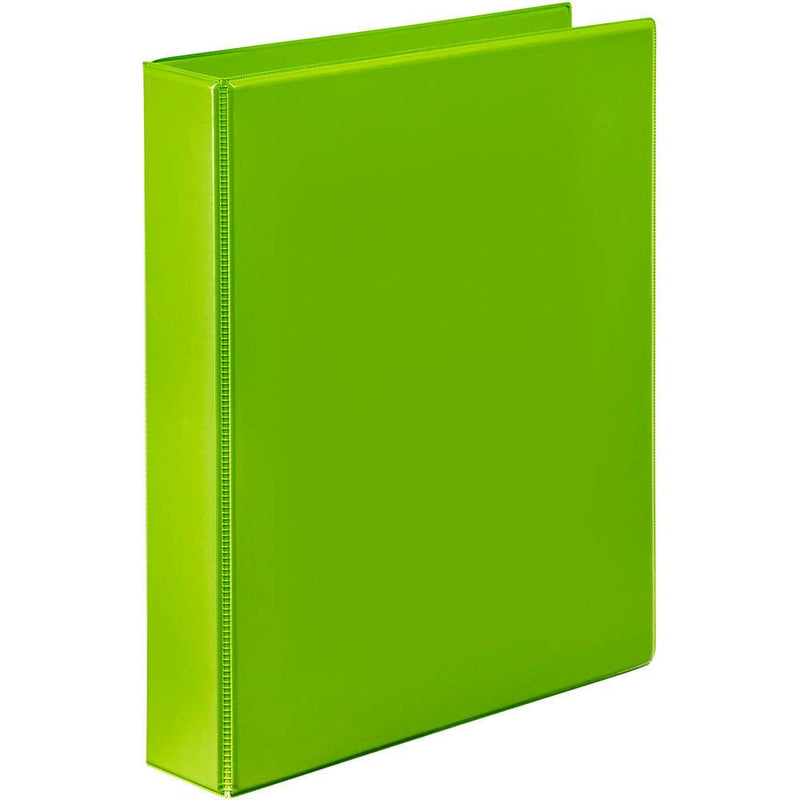 Marbig Clearview Insert Ring Binder 2D 25Mm A4 Lime 5402004 - SuperOffice
