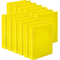 Marbig Clearview Insert Ring Binder Folder 2D 25mm A4 Yellow Box 12 5402005 (12 Pack) - SuperOffice