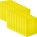 Marbig Clearview Insert Ring Binder Folder 2D 25mm A4 Yellow Box 16 5402005 (16 Pack) - SuperOffice