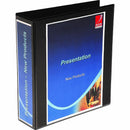 Marbig Clearview Lever Arch Insert File 75mm A4 Black Box 15 Folder 6405002 (Box 15) - SuperOffice