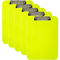 Marbig Clipboard Bright Neon Green A4 5 Pack Bulk 40220 (5 Pack) - SuperOffice