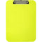 Marbig Clipboard Bright Neon Green A4 5 Pack Bulk 40220 (5 Pack) - SuperOffice