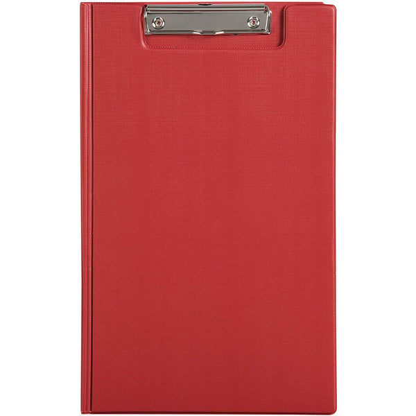 Marbig Clipfolder Pvc Foolscap Red 4300503 - SuperOffice