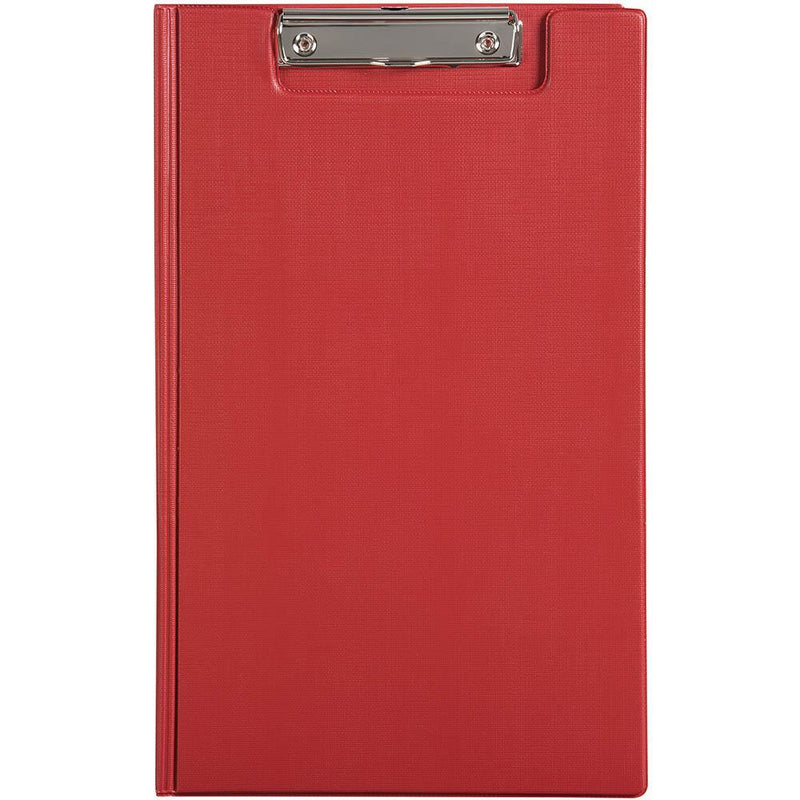 Marbig Clipfolder Pvc Foolscap Red 4300503 - SuperOffice