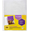 Marbig Deluxe Copysafe Sheet Protectors Plastic Sleeves A3 Box 100 Portrait 25103 - SuperOffice