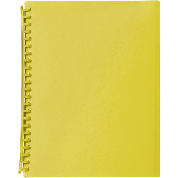 Marbig Display Book 20 Pocket A4 Yellow 2007305 - SuperOffice