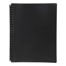 Marbig Display Book Refillable 20 Pocket A4 Black 2007002 - SuperOffice