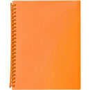 Marbig Display Book Refillable 20 Pocket A4 Orange 2007306 - SuperOffice