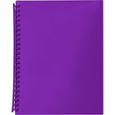 Marbig Display Book Refillable 20 Pocket A4 Purple 2007319 - SuperOffice