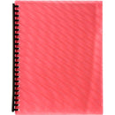 Marbig Display Book Refillable 20 Pocket A4 Shimmer Pink 2005809 - SuperOffice